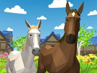 3D Simulator of a Family of Horses